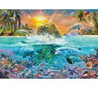 Ravensburger 12000887 - Isla submarina - puzzle 1000 piezas - puzzle adultos y niños a patir de 14 años, puzzle mar