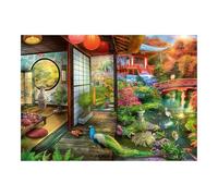 Ravensburger - Puzzle: Jardín Japonés, Puzzle 1000 Piezas, Puzzles para Adultos, Puzzle 1000 Piezas Adultos, Pegamento Puzzle para Enmarcar Puzzles, Rompecabezas Adultos, Regalos Adultos, 70x50cm