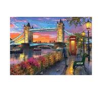 Ravensburger - Puzzle Londres: Tower Bridge, 1000 Piezas para Adultos, Pegamento para Enmarcar, Rompecabezas, Pasatiempos
