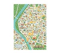 Ravensburger - Puzzle: Mapa Sevilla, Puzzle 1000 Piezas, Puzzles para Adultos, Puzzle 1000 Piezas Adultos, Pegamento Puzzle para Enmarcar Puzzles, Rompecabezas Adultos, Puzzle Mapa Mundi, 70x50cm