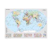 Ravensburger 12000065 - Mapamundi político - Puzzle 1000 Piezas - Puzzle Adultos y niños a patir de 14 años