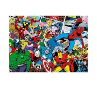 Ravensburger - Puzzle 1000 Piezas Marvel Challenge | Puzzle Adultos 70x50cm | Puzles 1000 Adultos | Rompecabezas Niños +14 Años | Puzzles 1000 Piezas De Marvel