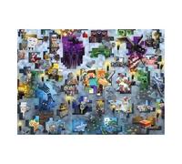 Ravensburger - Puzzle 1000 Piezas Minecraft | Puzzle Minecraft 70x50cm | Puzles 1000 Adultos | Rompecabezas Niños +14 Años | Puzzles 1000 Piezas De Minecraft