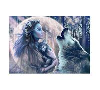 Ravensburger - Puzzle 1000 Piezas Noche de Luna Llena | Puzzle Adultos 70x50cm | Puzzle 1000 Piezas | Rompecabezas Ilustrados