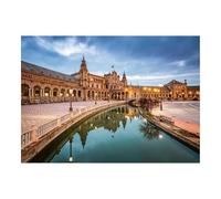 Ravensburger - Puzzle 1000 Piezas Sevilla | Puzzle Adultos 70x50cm | Puzle 1000 Piezas Plaza de España | Rompecabezas Adultos Paisajes
