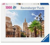 Ravensburger - Puzzle 1000 Piezas Plaza de la Virgen, Valencia | Puzzle Adultos 50x70cm | Puzzle 1000 Piezas | Rompecabezas Adultos | Ideas Regalo
