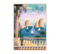 Ravensburger Puzzle Postal de Capri - 1000 piezas 70x50 cm para adultos