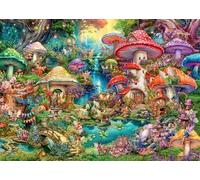 Ravensburger Puzzle Pueblo de Setas Alegre 1000 piezas 70x50 cm Adultos 12001258