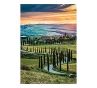 Ravensburger 12001208 - Val d'Orcia, Tuscany - Puzzle 1000 Piezas - Puzzle Adultos y niños a patir de 14 años, Puzzle Paisaje y Naturaleza