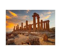 Ravensburger - Puzzle 1000 Piezas Valle de los Templos | Puzzle Adultos 70x50cm | Puzzle 1000 Piezas Agrigento | Rompecabezas Adultos Paisajes