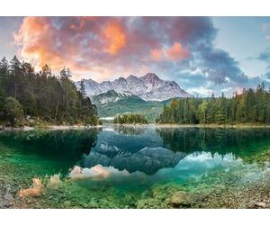 Ravensburger - Puzzle 1000 Piezas Zugspitze | Puzzle Adultos | Puzzle 1000 piezas adultos con paisaje de Zugspitze y lago de montaña. Un Ravensburger puzzle de 70 x 50 cm para adultos.