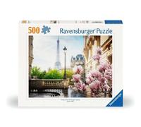 Ravensburger 12000366 - Primavera en Paris - puzzle 500 piezas - puzzle adultos y niños a patir de 12 años, puzzles de ciudades - Paris