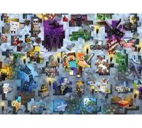 Ravensburger - Puzzle 1000 Piezas Minecraft | Puzzle Minecraft 70x50cm | Puzles 1000 Adultos | Rompecabezas Niños +14 Años | Puzzles 1000 Piezas De Minecraft