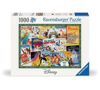 Ravensburger - Puzzle 1000 Piezas Disney Vintage Pelicula | Puzles 1000 Adultos y Niños | Puzzle Disney de Niños a Partir de 14 Años o Más | Puzzles para Adultos | 70x50cm