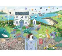 Ravensburger Puzzle 12001104 - Küstendorf - 1000 Teile Puzzle für Erwachsene und