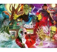 Ravensburger Puzzle 12001341 - Universal Monsters - 2000 Teile Puzzle für Kinder