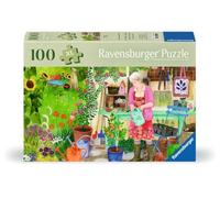 Ravensburger Puzzle 12001362 - Puzzle de jardinería (100 Piezas, con Piezas Grandes de Material Antideslizante, Gran Imagen y Base para Rompecabezas)