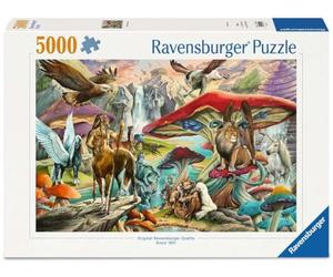 Ravensburger Puzzle 12001421 - Mushrooms & Myths: Rompecabezas de 5000 Piezas con Criaturas míticas para fanáticos de la fantasía a Partir de 14 años