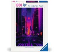 Ravensburger Puzzle 12001436-Puzzle (1000 Piezas, para Adultos y niños a Partir de 14 años), diseño de Nueva York en neón (12001436)