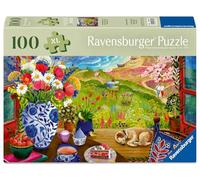 Ravensburger Puzzle 12001732 - Vista Desde la Ventana - Puzzle de 100 Piezas, diseño de Paisaje para Personas Mayores y Mayores, con Piezas Grandes y manejables, Gran Imagen