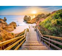 Ravensburger Puzzle 12001761 - Escalera de Madera para Praia do Camilo - 1000 piezas - 14+