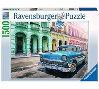 Ravensburger - Puzzle: Coche Cuba, Puzzle 1500 Piezas, Puzzles para Adultos y Niños, Puzzle 1500 Piezas Adultos, Pegamento Puzzle para Enmarcar Puzzles, Rompecabezas Adultos, Pasatiempos, 80x60cm