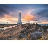 Ravensburger 12000732 - Faro Akranes, Islandia - Puzzle 1500 Piezas - Puzzle Adultos y niños a patir de 14 años, Puzzle Islandia