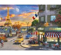 Ravensburger - Puzzle 1500 Piezas La Romántica Ciudad De París | Puzzle Adultos | Rompecabezas Adultos | Para Toda La Familia | 80x60 Cm | Regalo Adulto | Regalo Navidad