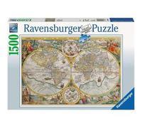 Ravensburger - Puzzle 1500 piezas Mapa Mundi 1594