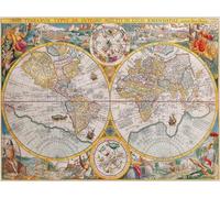 Ravensburger - Puzzle 1500 Piezas Mapamundi Histórico | Puzzle 1500 Piezas Adultos | Rompecabezas Adultos Y Niños De 14 Años O Más | Regalos para Niños 14 Años O Más | Mide 80x60cm