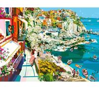 Ravensburger 12000430 - Romance en Cinque Terre - Puzzle 1500 Piezas - Puzzle Adultos y niños a patir de 14 años