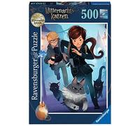 Ravensburger Puzzle 17146 - Puzzle de 500 Piezas, diseño de Gatos de Medianoche en Busca de la Reina Quinn para Adultos y niños a Partir de 12 años