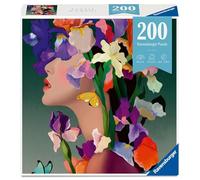 Ravensburger - Puzzle 200 Piezas Iris | Puzzle Flores De 200 Piezas Adultos | Rompecabezas Adultos | 21x33cm | Regalo Original | Ideas Regalo
