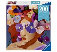Ravensburger - puzzle 200 piezas violeta - puzzle flores de 200 piezas