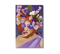 Ravensburger - Puzzle 200 Piezas Violeta | Puzzle Flores De 200 Piezas Adultos | Rompecabezas Adultos | 21x33cm | Regalo Original | Ideas Regalo