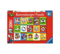 Ravensburger - Puzzle 200 Piezas XXL: Super Mario, Puzzle Niños 8 Años O Más, Rompecabezas Niños, 58 x 25 cm, Regalo Niño 8 Años, Regalo Original