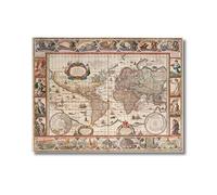Ravensburger - Puzzle: Mapa Mundi 1650, 2000 Piezas, Puzzles para Adultos, Rompecabezas para Adultos, Regalos a Partir de 14 Años, 98x75cm