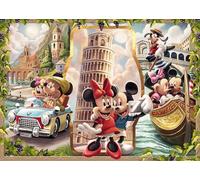 Ravensburger Puzzle 2D 1000 elementów: Wakacje Miki i Mini, Nowy Design