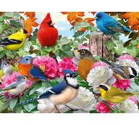 Ravensburger Puzzle 2D: Ptaki ogrodowe 500 elementów, Nowy Design