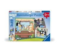 Ravensburger - Bluey, Puzzle niños 5 años, Incluye 3 Puzzles de 49 Piezas | Puzle Bluey para niños a partir de 5 años, 3 x 49 piezas, calidad Ravensburger