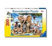 Ravensburger - Puzzle 300 Piezas Amigos Africanos | Puzzle Adultos | para Toda La Familia | 49 X 36 Cm | Rompecabezas Adultos | Regalo Navidad