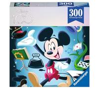 Ravensburger - Puzzle Disney: Mickey Mouse Disney 100, Puzzles para Adultos y Niños, Puzzle 9 años o más, Rompecabezas Adultos, Puzzle 300 Piezas, Pegamento Puzzle para enmarcar, Edición Limitada
