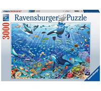 Ravensburger - Puzzle 3000 Piezas Mundo Submarino, Puzzle Adultos 121x80 cm | Puzzle 3000 piezas, formato 121x80 cm, para adultos, ideal como regalo original y para disfrutar del montaje.