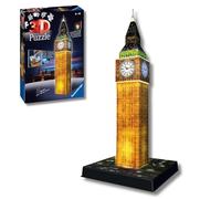 Ravensburger - Puzzle 3d Adultos Big Ben LED | Puzzles 3d Para Adultos Y Niños De 8 Años O Más | Maquetas Para Montar De 216 Piezas | Regalos Niños 8 Años O Más