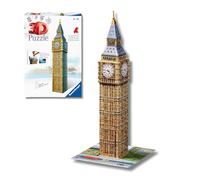Ravensburger - Puzzle 3D: Big Ben en Londres, 216 Piezas, Maquetas para Montar, Puzzle 3D Niños, Regalo Niños 8 Años o Más
