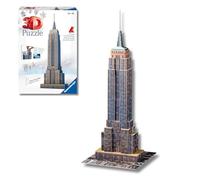 Ravensburger - Puzzle 3D: Empire State Building, 226 Piezas, Maquetas para Construir Adultos, Maquetas para Montar, Puzzle 3D Niños, Regalo Niños 10 Años o Más