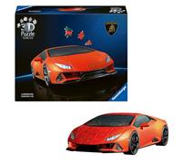 Ravensburger - Puzzle 3D Adultos Lamborghini Huracán EVO Rojo | Puzzle para Construir Adulto | Maquetas de Coches Deportivos | Maquetas Coche para Montar | Regalo Dia del Padre
