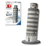 Ravensburger - Puzzle 3D: Torre de Pisa, 216 Piezas, Maquetas para Montar, Puzzle 3D Niños, Regalo Niños 10 Años o Más