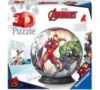 Ravensburger Puzzle 3D Avengers, Puzzle Esférico, 72 Piezas