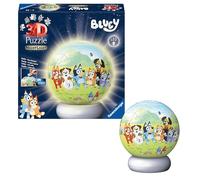 Ravensburger Puzzle 3D Bola Lámpara Nocturna Bluey – 74 piezas – 6 años o más